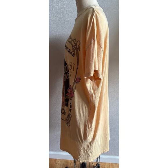 Woodstock Max Yasgur's Farm Catskills NY 1969 Sleep Shirt GUC Medium Tunic‎ Top - Picture 5 of 8